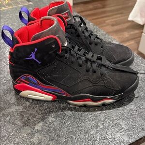 Men’s Air Jordan Black and Red Sneakers